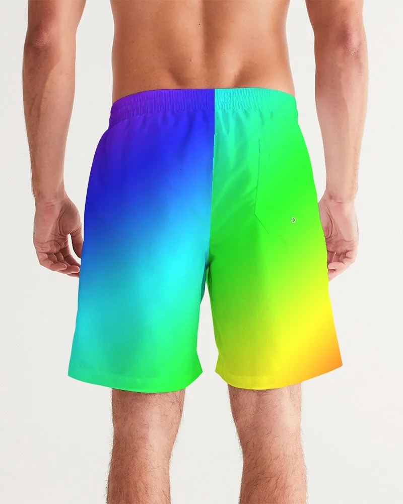 men's rainbow swiming tunk Men's Swim Trunk