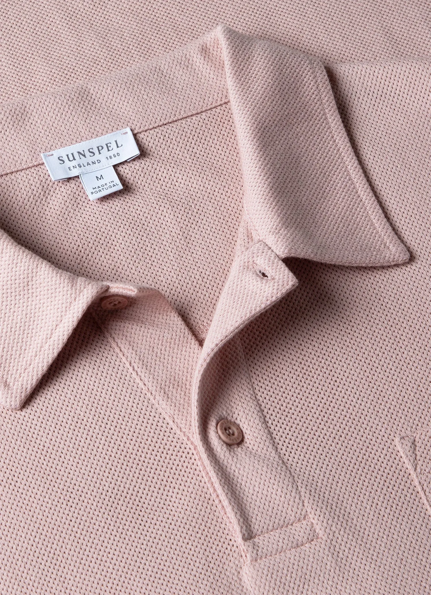 Men's Pale Pink Riviera Polo Shirt