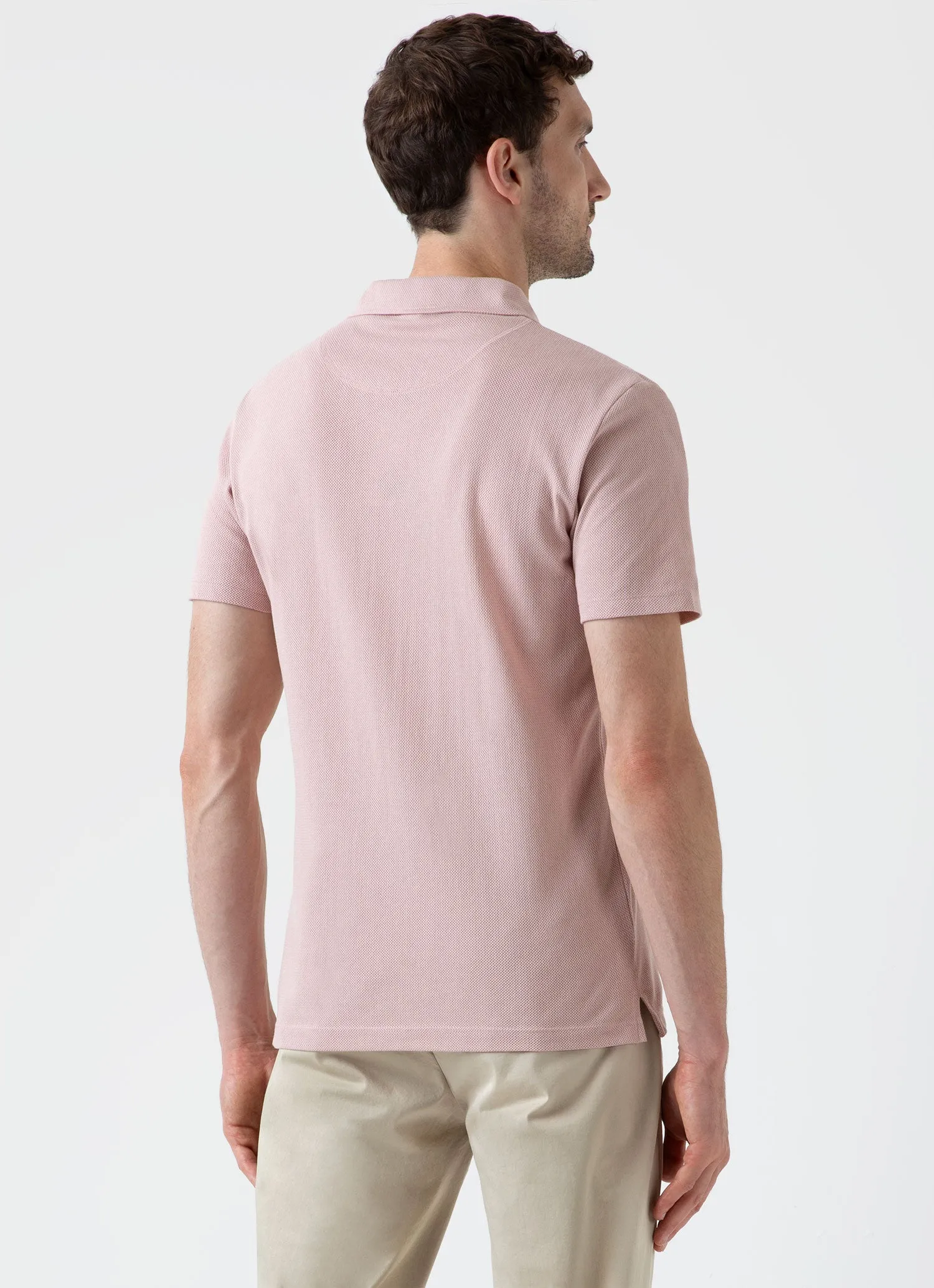 Men's Pale Pink Riviera Polo Shirt