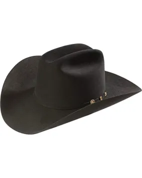 Men's Stetson Black El Presidente 100X Black Felt Hat