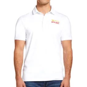 Men's White Performance Polo