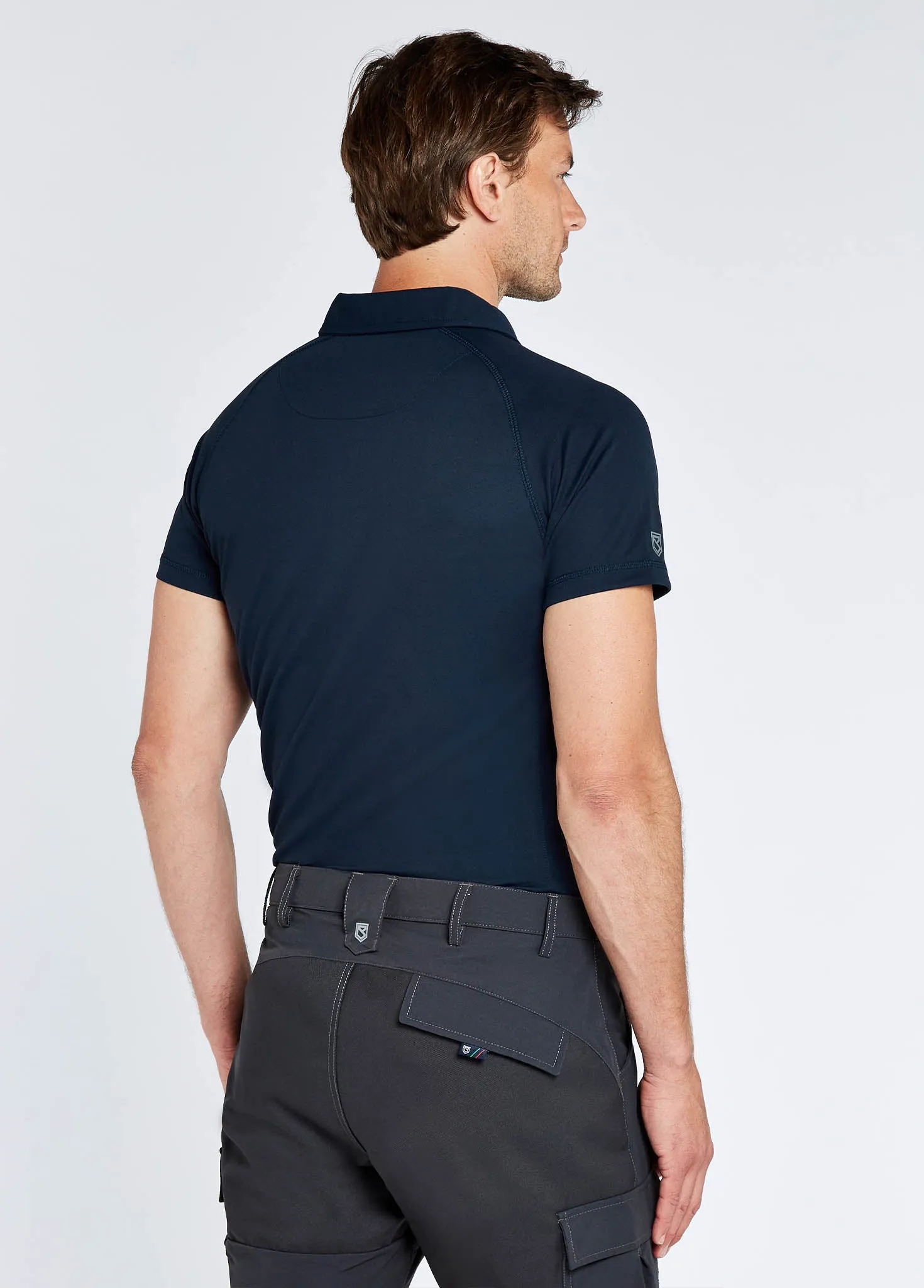 Menton Men's Technical Polo - Navy