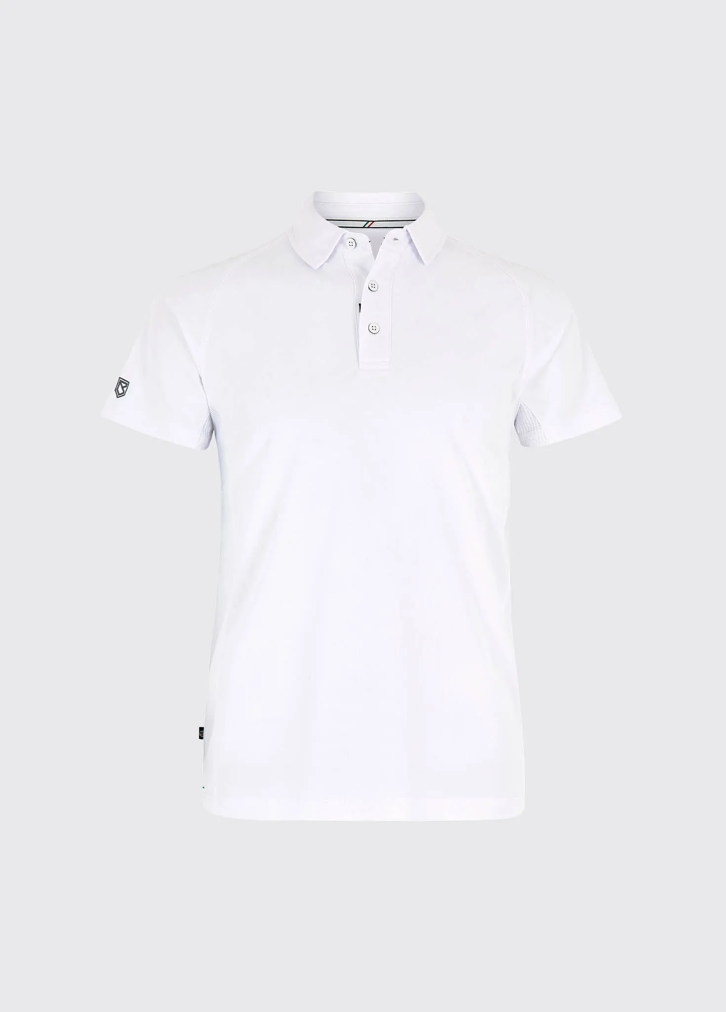 Menton Men's Technical Polo - White