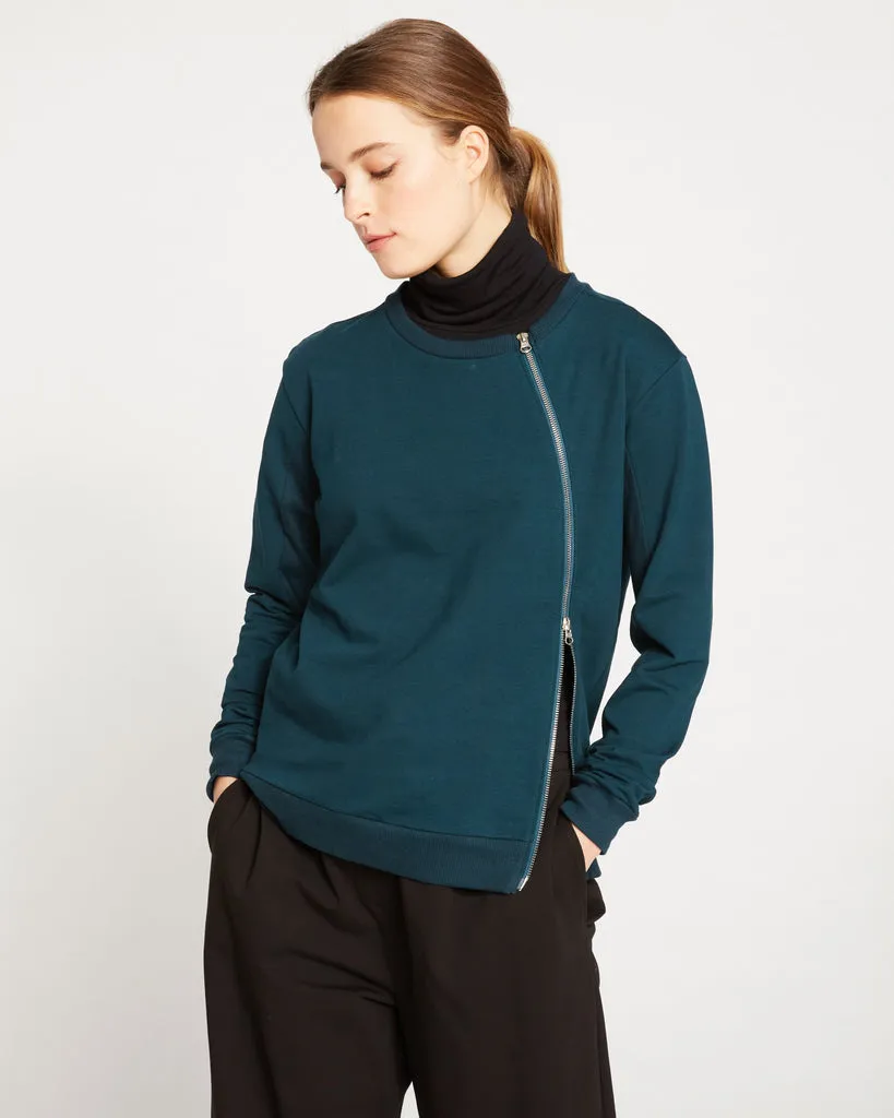 Meridien Zip Sweatshirt - Deep Sea