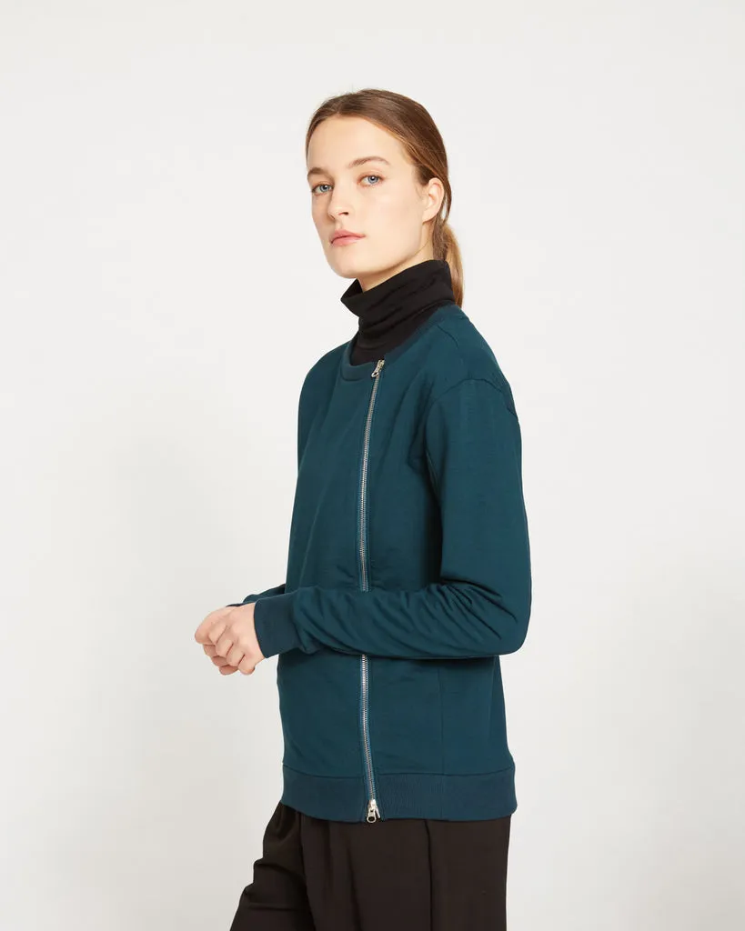 Meridien Zip Sweatshirt - Deep Sea