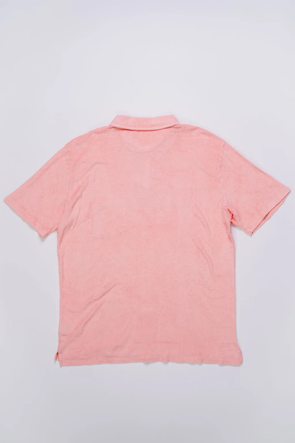 Merz b. Schwanen TPLP02 Terry Polo Shirt - Peach