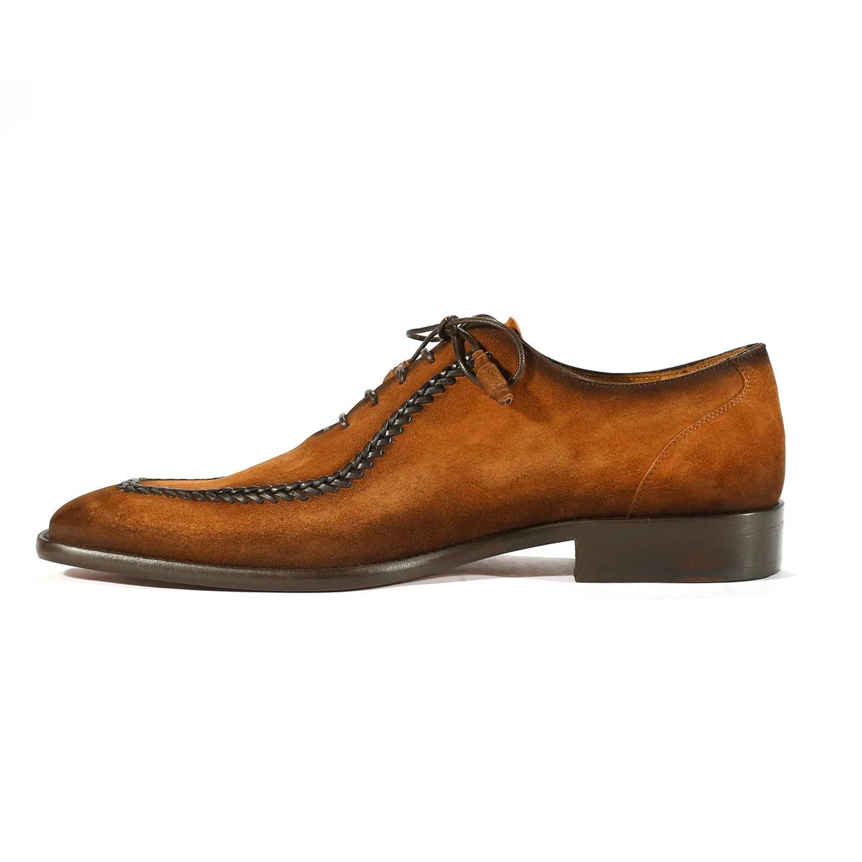 Mezlan 9949 Men's Shoes Cognac Suede Leather Oxfords (MZS3308)