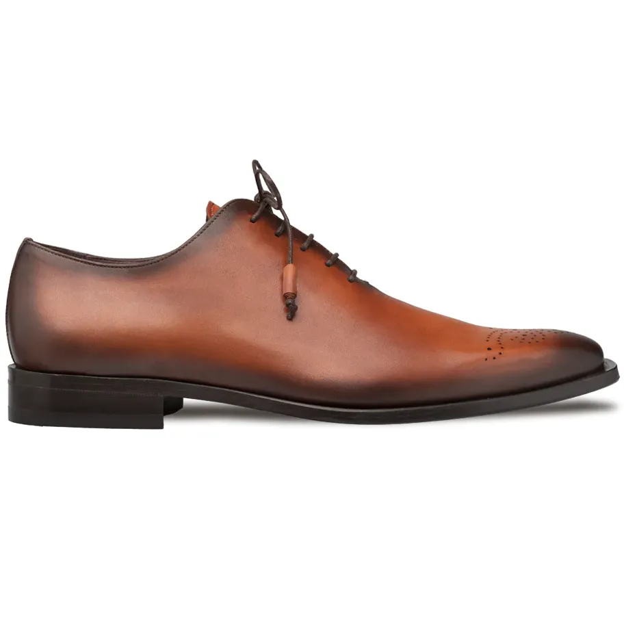 Mezlan Cupula Tan Men's Whole-Cut Oxfords (20933)