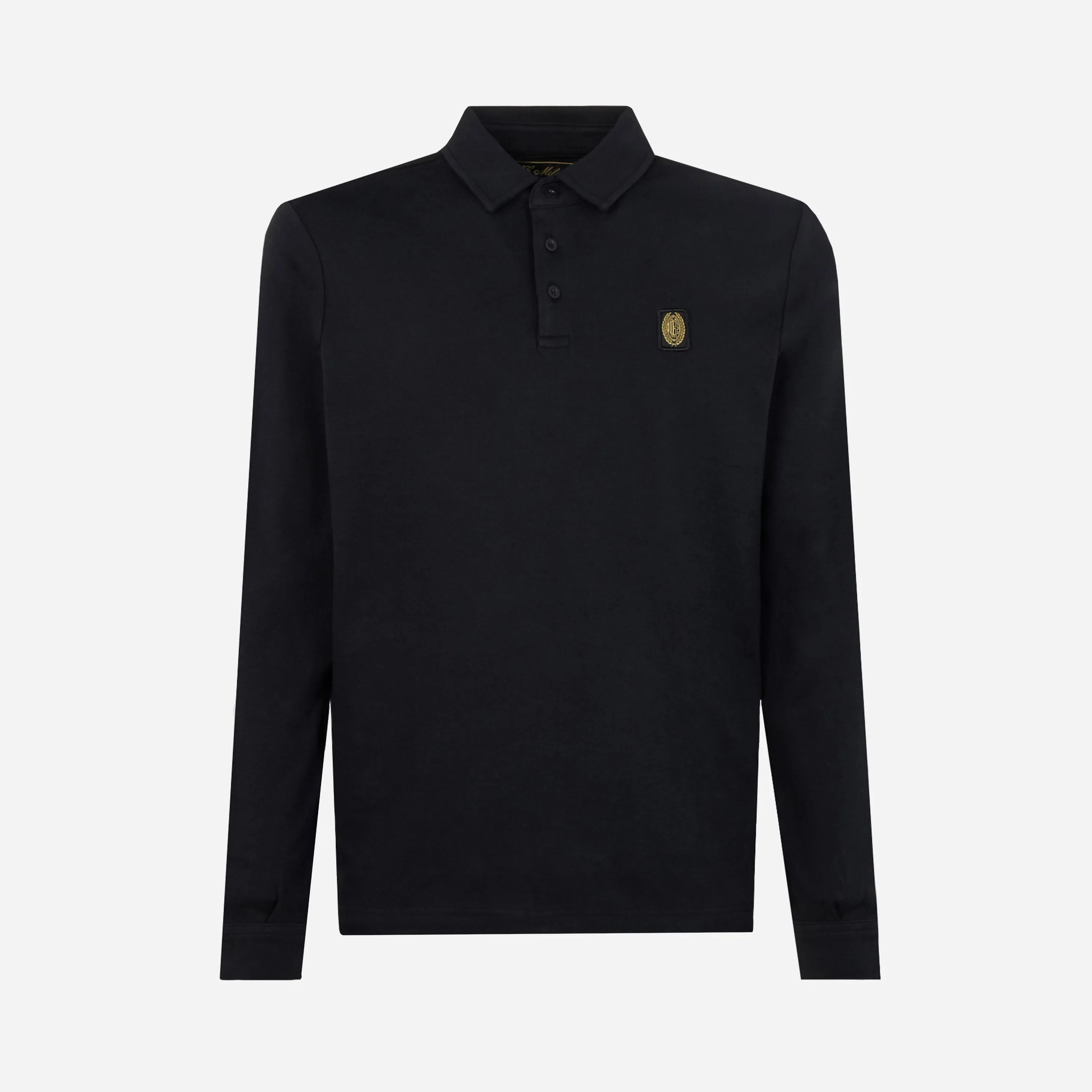 Milan Gold Essential Long Sleeve Polo