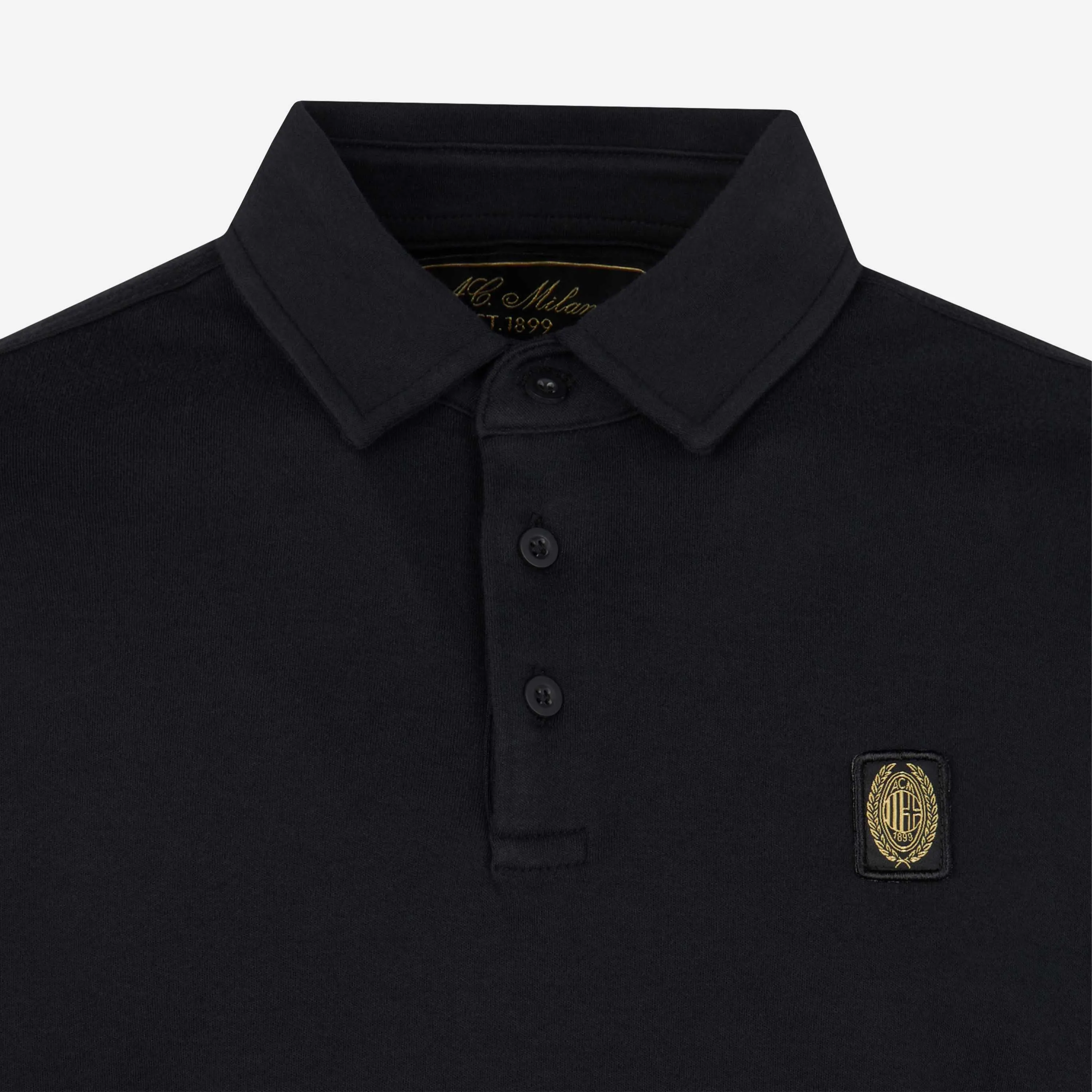 Milan Gold Essential Long Sleeve Polo