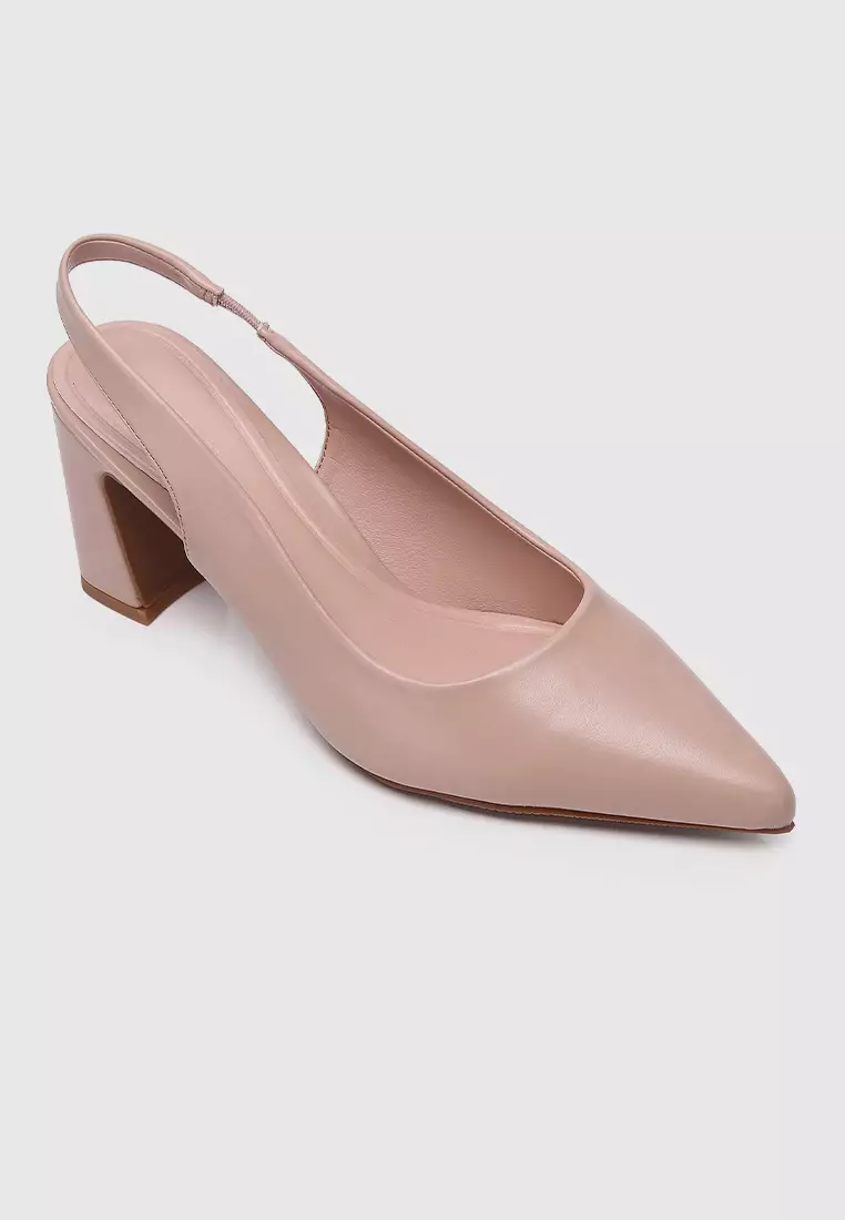 Milliot & Co. Jirina Slingback Heels