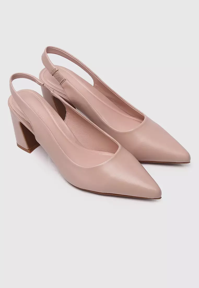 Milliot & Co. Jirina Slingback Heels