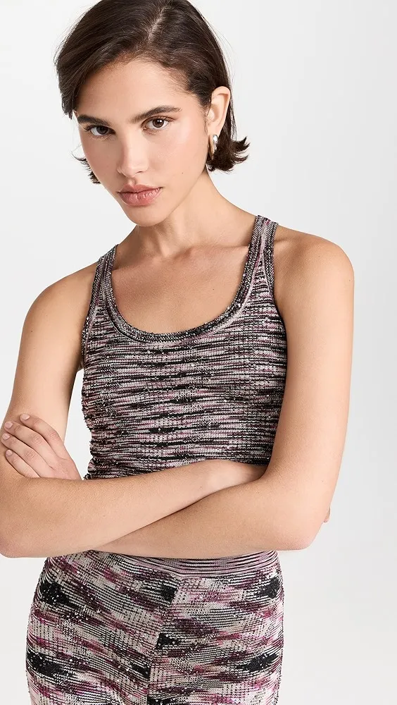 Missoni   Sequin Knit Top 