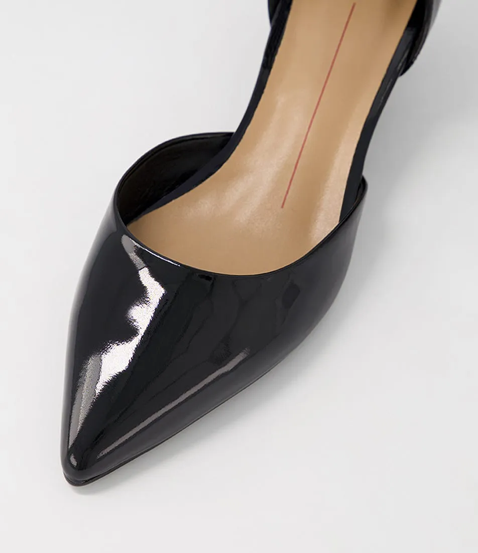 MOLLINI Cushla Black Patent Leather Heels