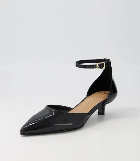 MOLLINI Cushla Black Patent Leather Heels