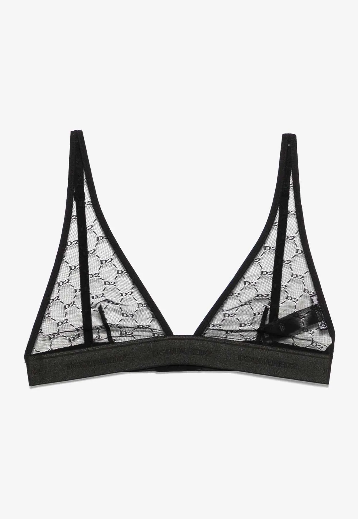 Monogram Sheer Lace Triangle Bra