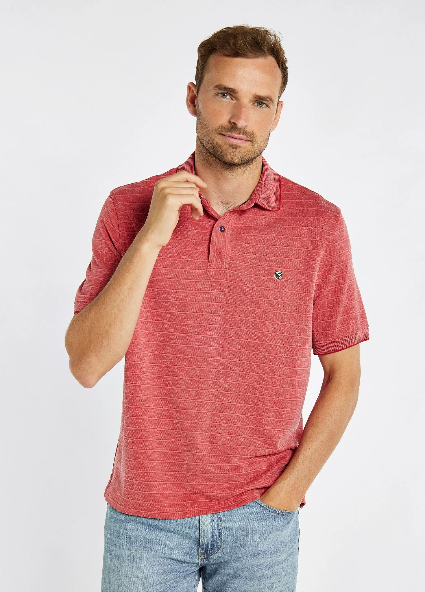 Moorings polo shirt - Nantuck Red