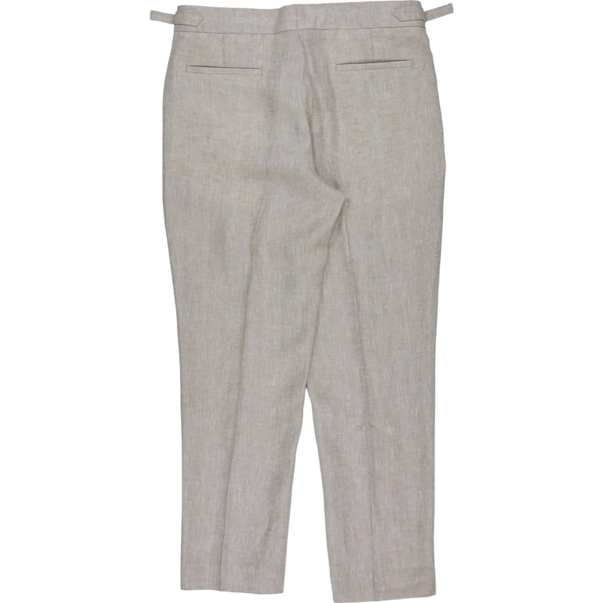 Moss London Beige Slim Fit Trousers