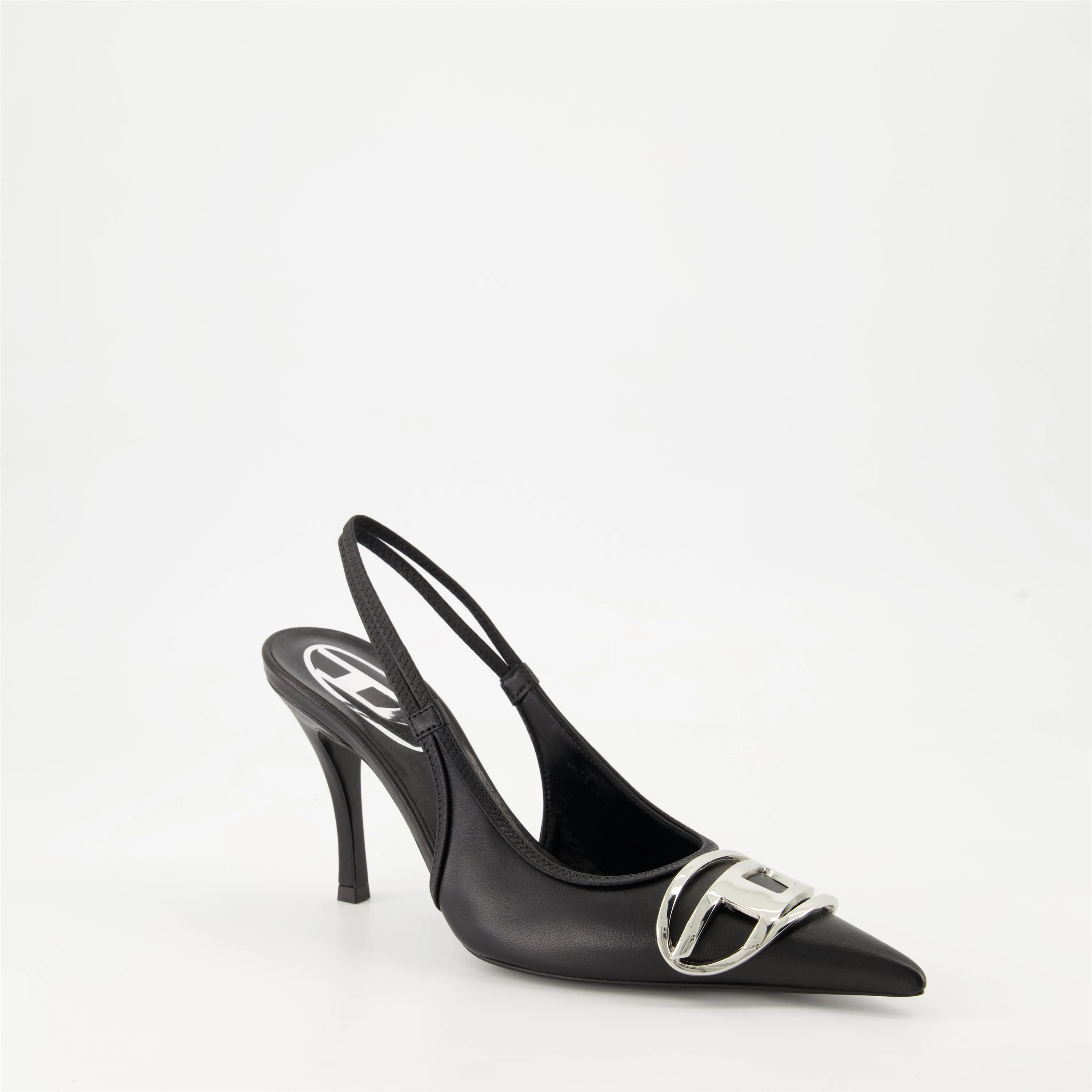 Nappa Leather Pointed Toe Heels