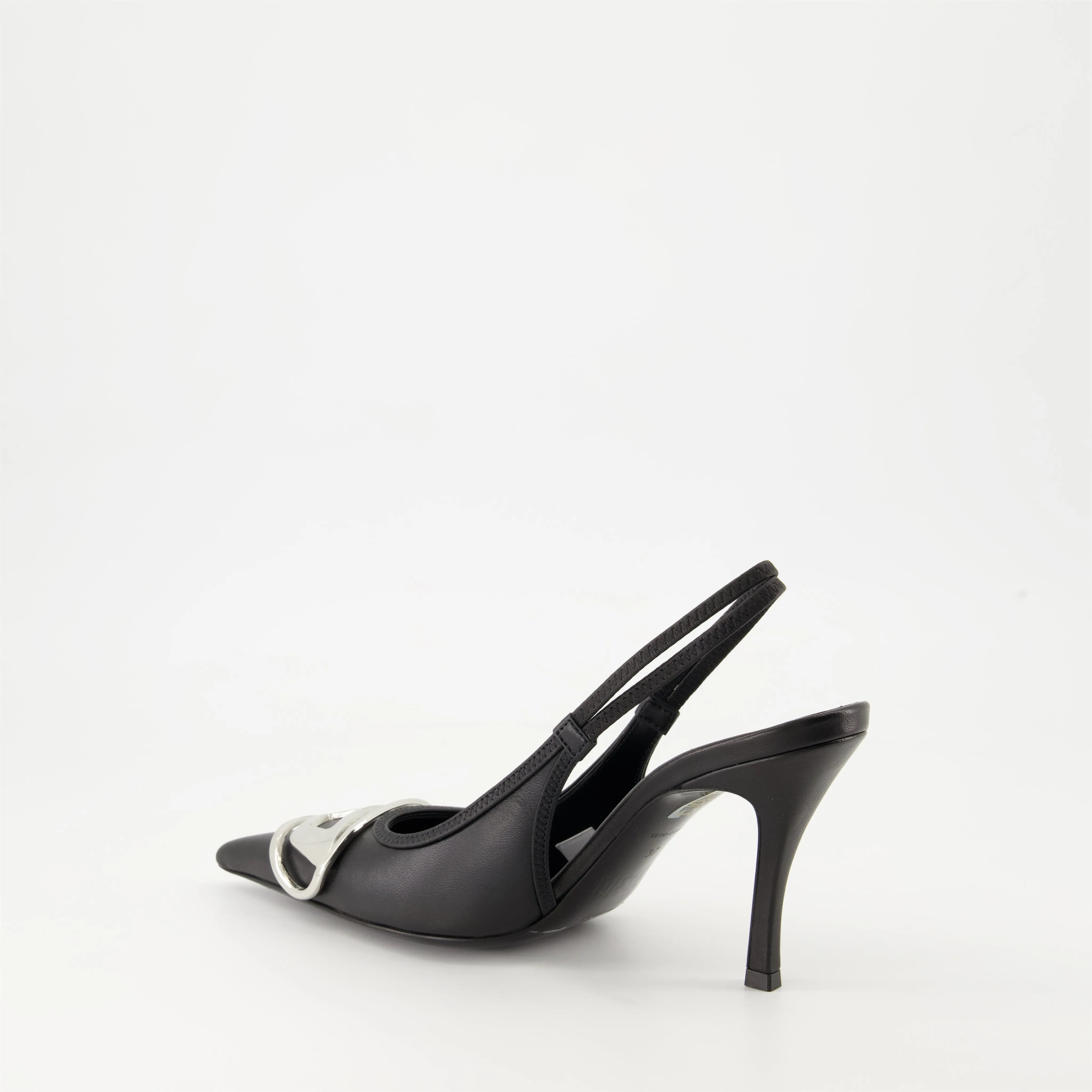 Nappa Leather Pointed Toe Heels