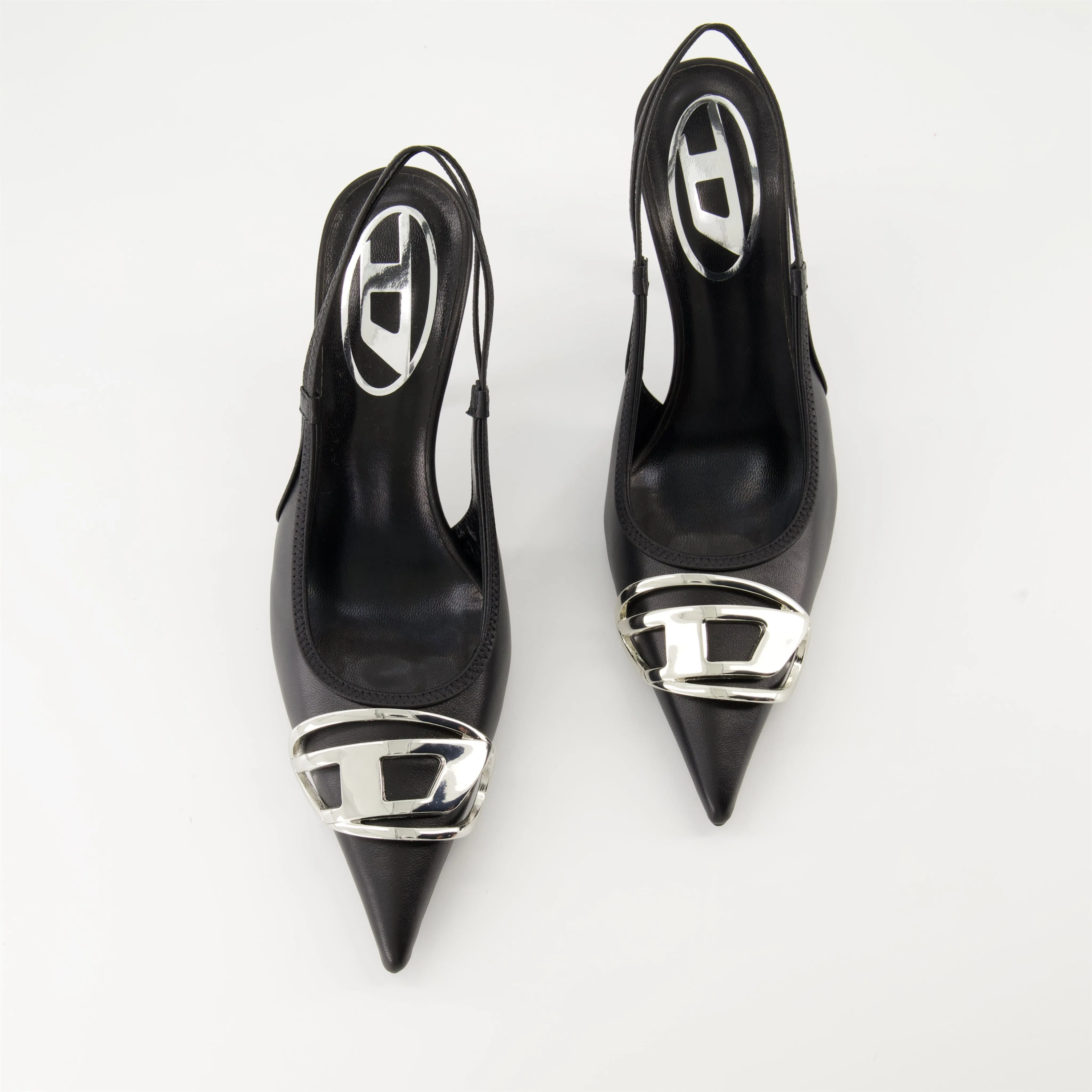 Nappa Leather Pointed Toe Heels