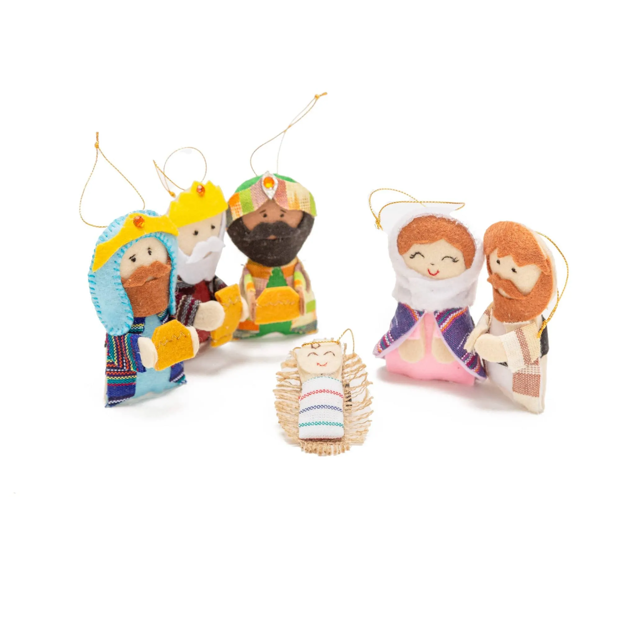 Nativity Ornament and Puppet Set