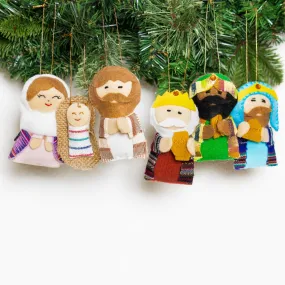 Nativity Ornament and Puppet Set