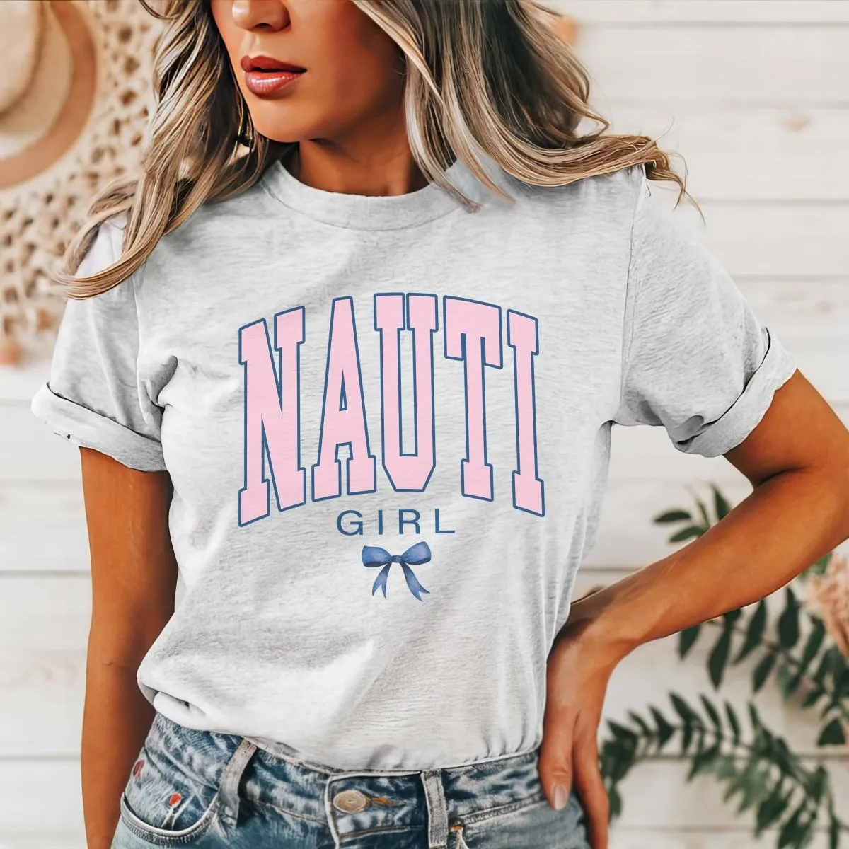 Nauti Girl With Bow Tee