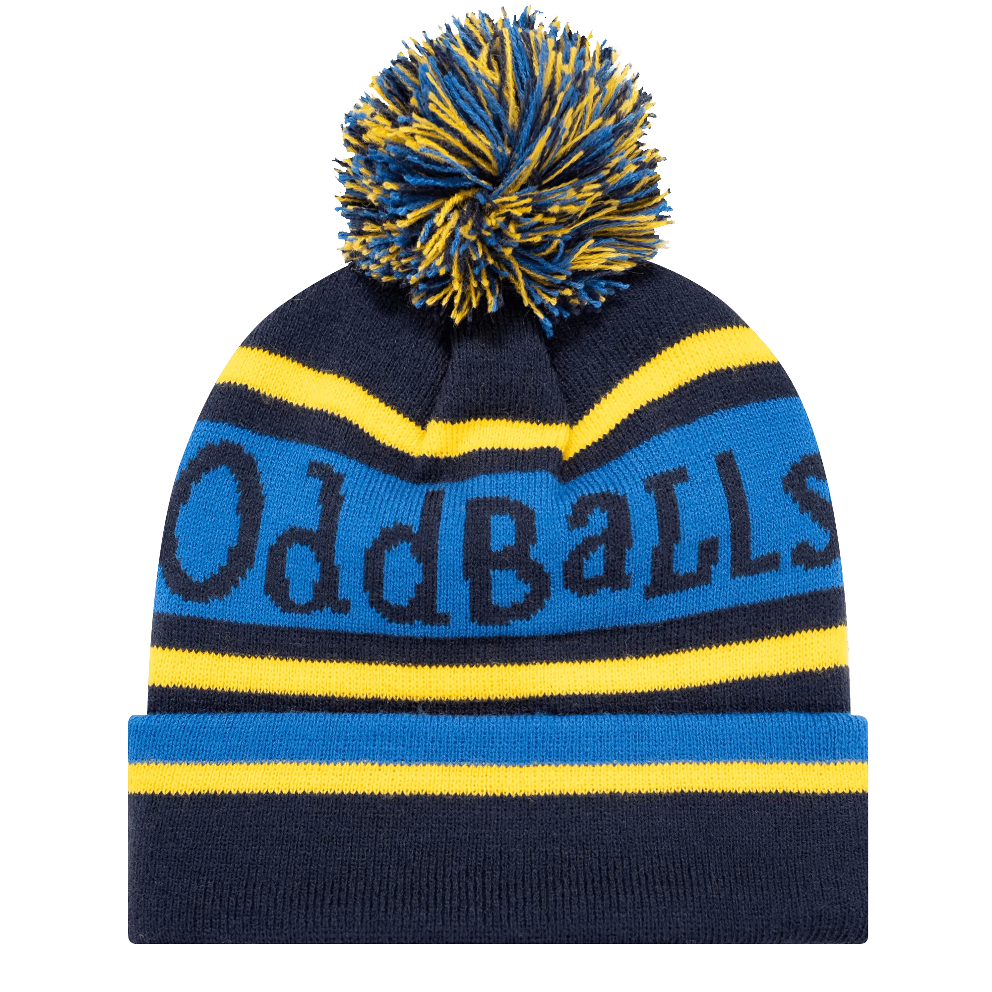 Navy | Royal | Yellow - Bobble Hat