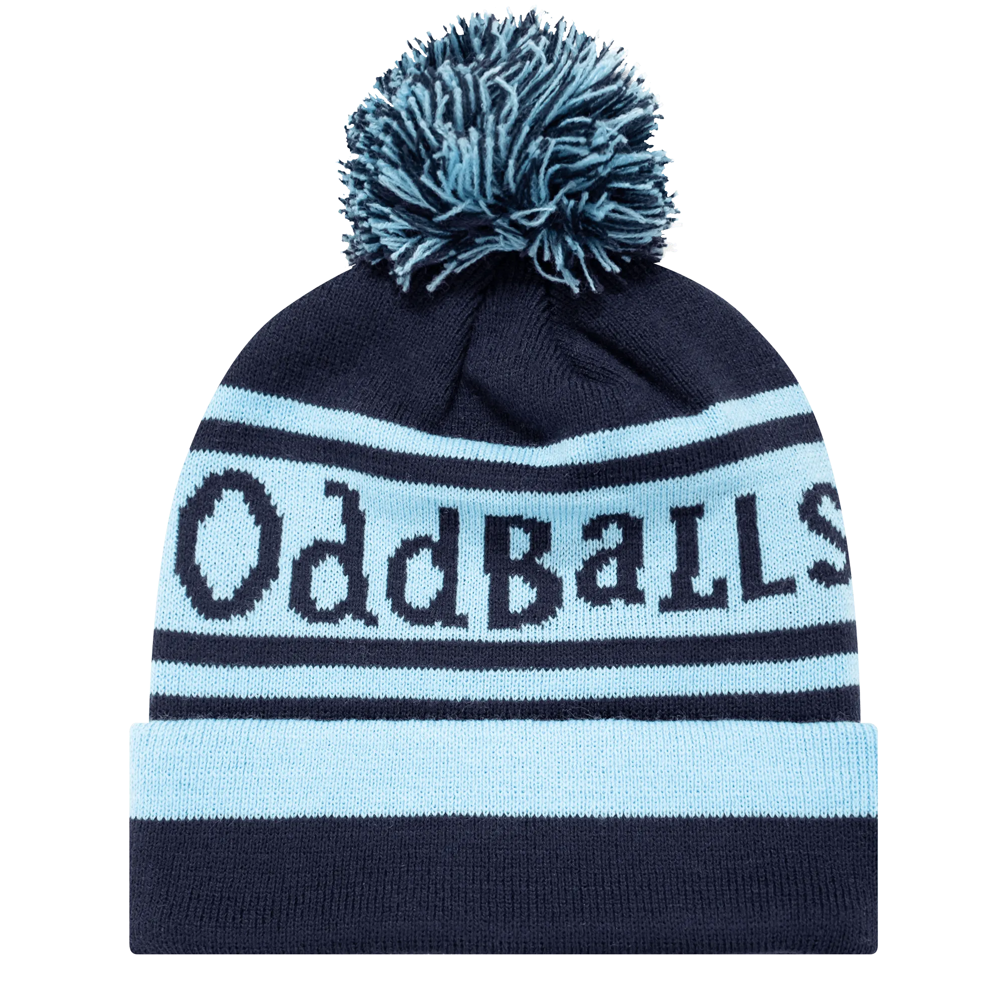 Navy | Sky - Bobble Hat