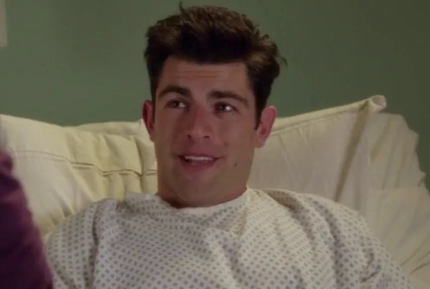 NEW GIRL: Schmidt's Hospital Gown