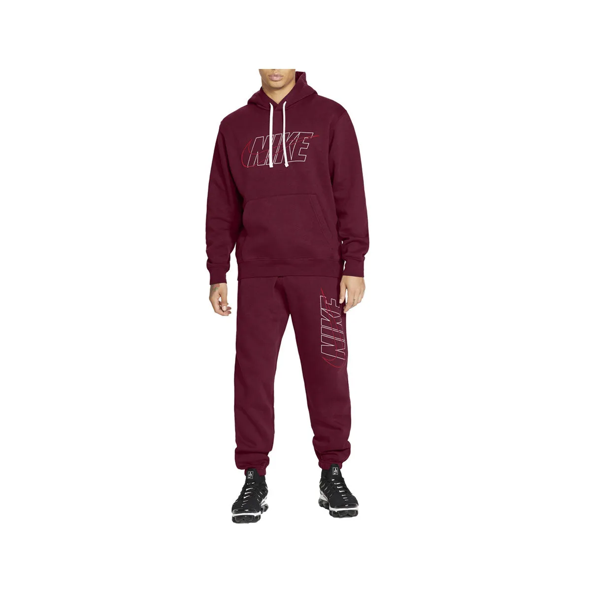 Nike Men's Club Tracksuit Bordeaux