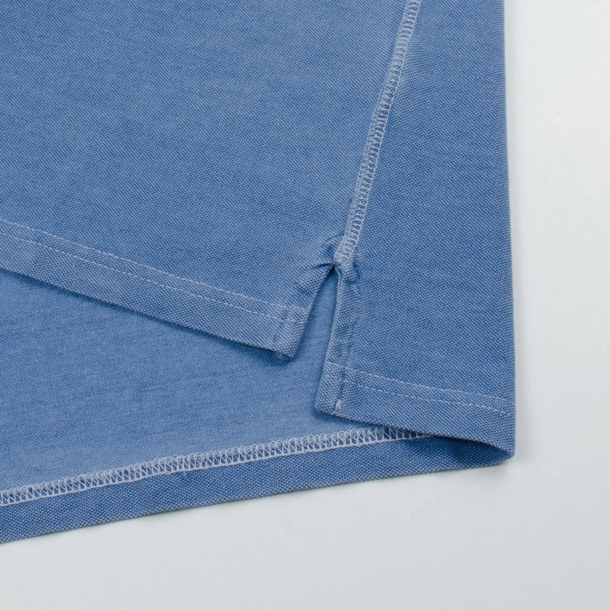 Norse Projects Niels Indigo Piqué Shirt in Light Indigo