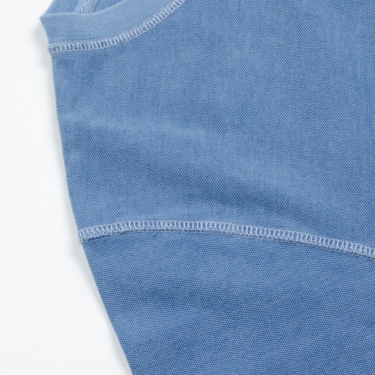 Norse Projects Niels Indigo Piqué Shirt in Light Indigo