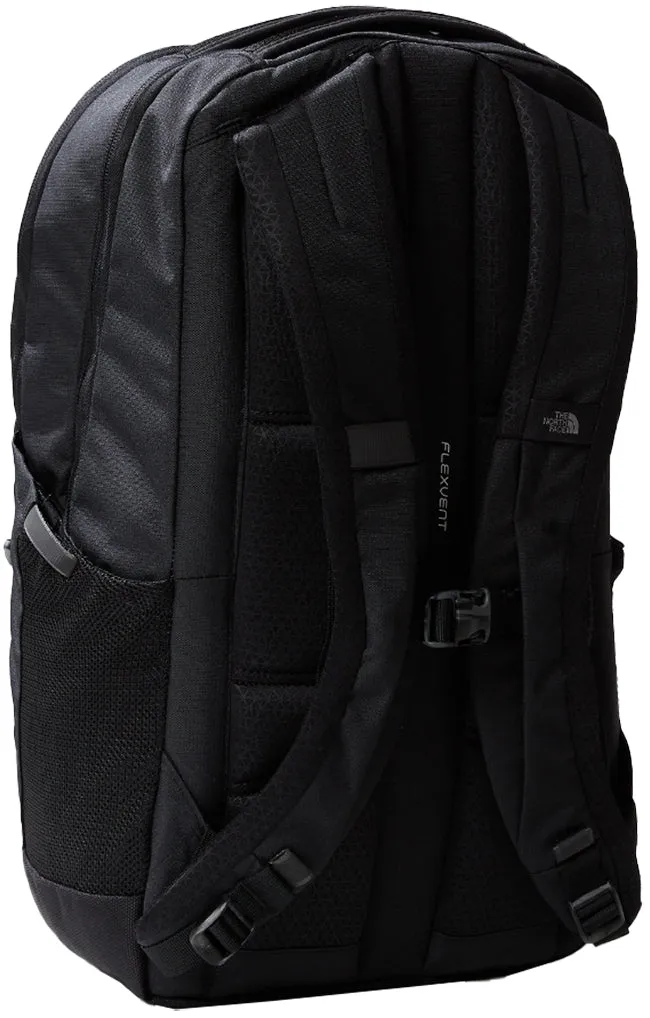 North Face Jester Backpack Black Heather LED Yellow