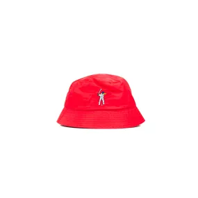 Nylon Bucket Hat (Red)