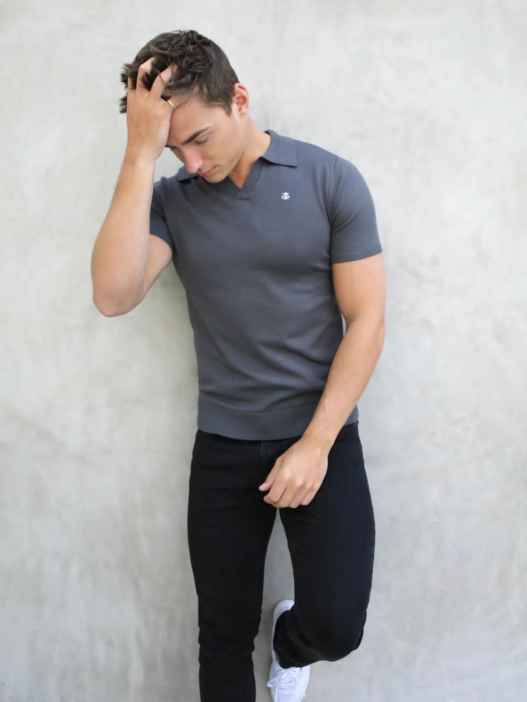 Oakland Polo Shirt - Charcoal