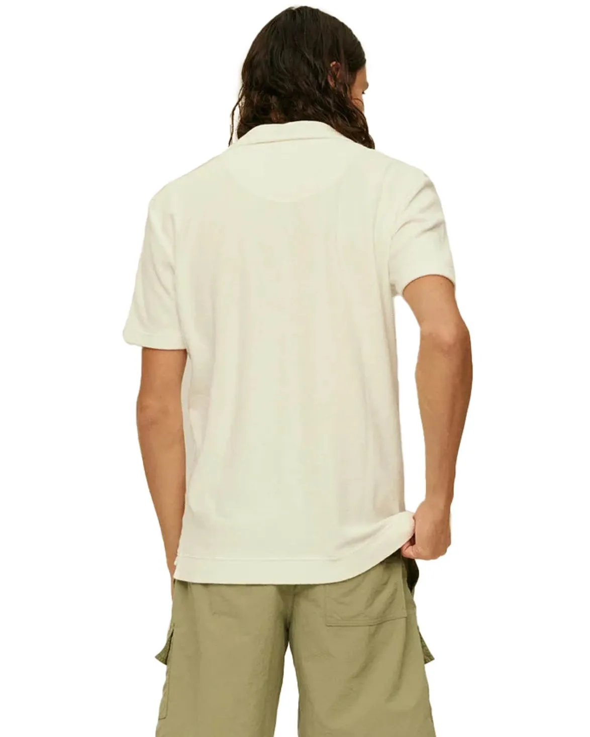 OAS Polo Terry Shirt White