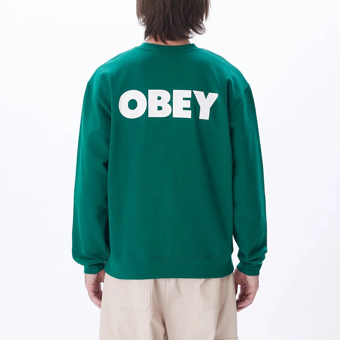 OBEY Bold Premium Crewneck can be rewritten as OBEY Crewneck Sweatshirt - Bold Premium Quality