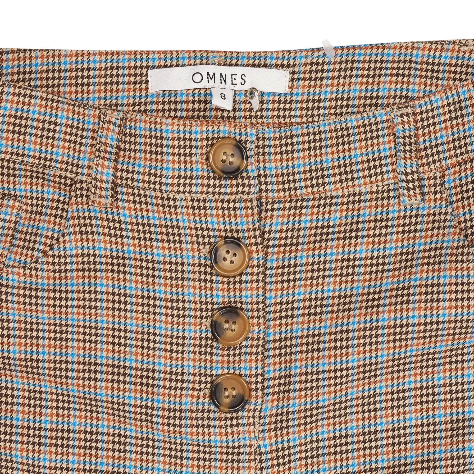 Omnes Brown Check Trousers