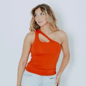 One Shoulder Cut-Out Top