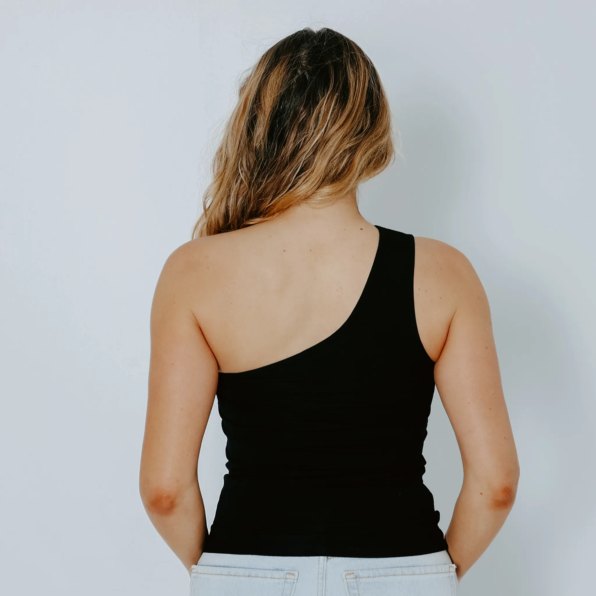 One Shoulder Cut-Out Top