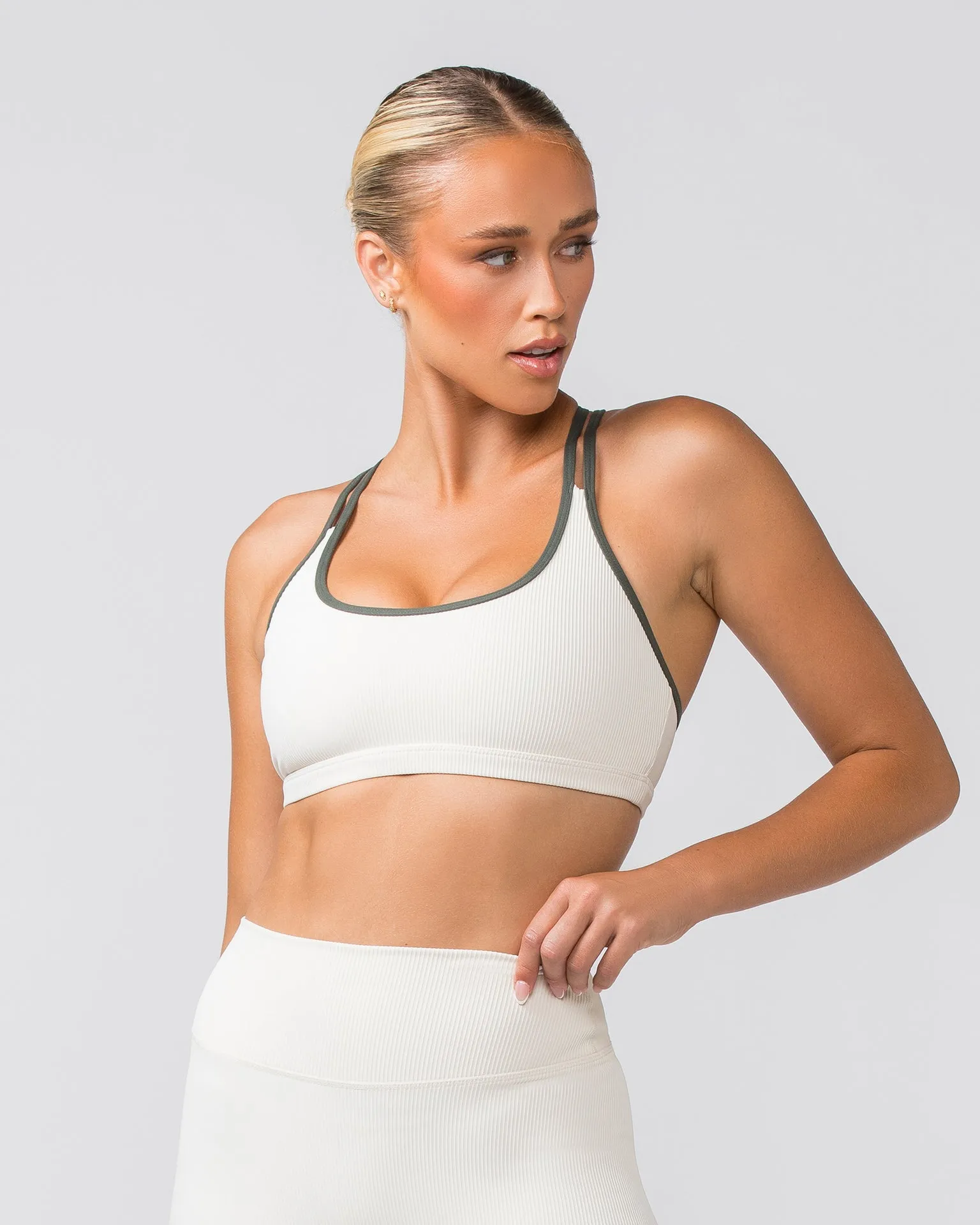 Outlines Rib Bra - Dew