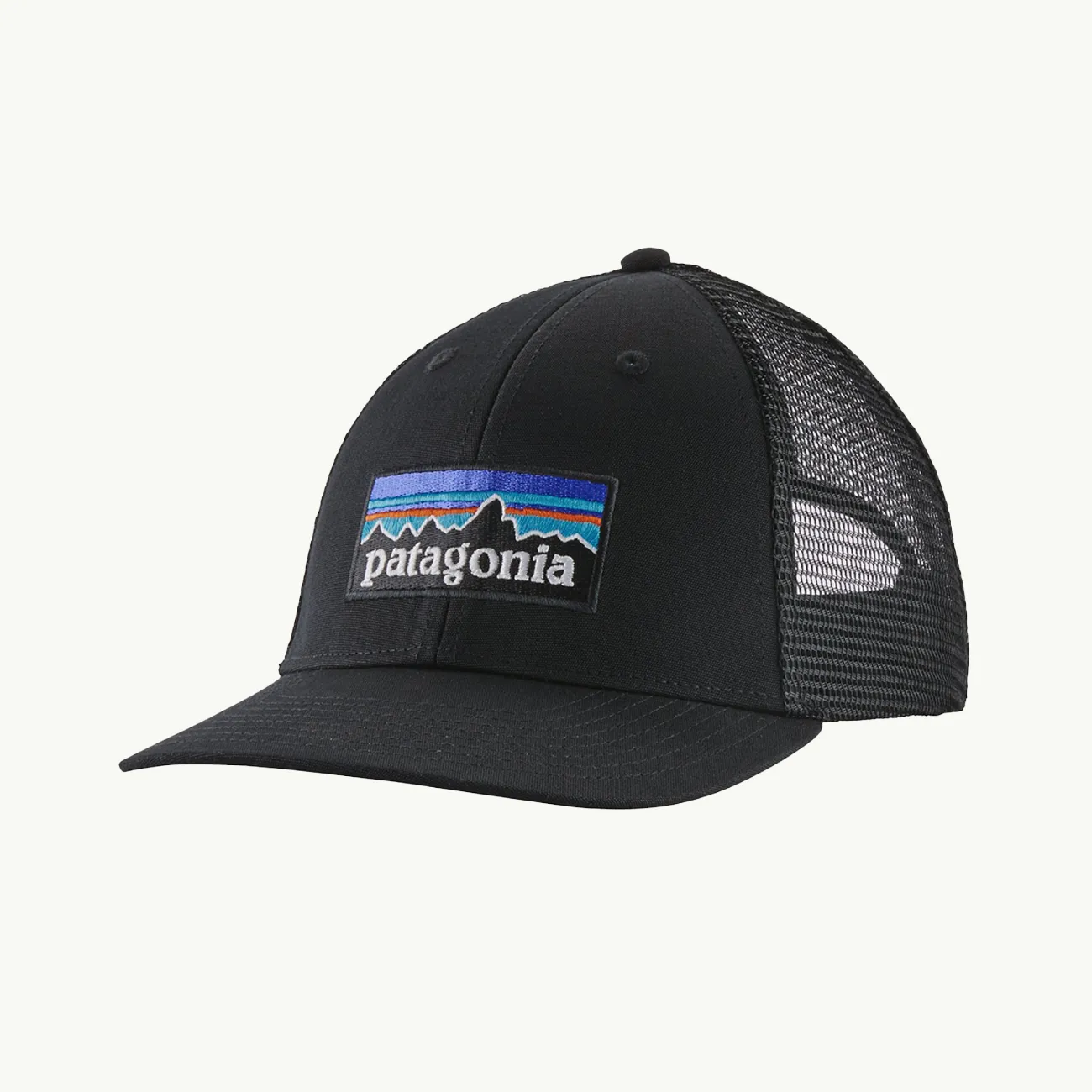 P6 Logo Trucker Hat - Black