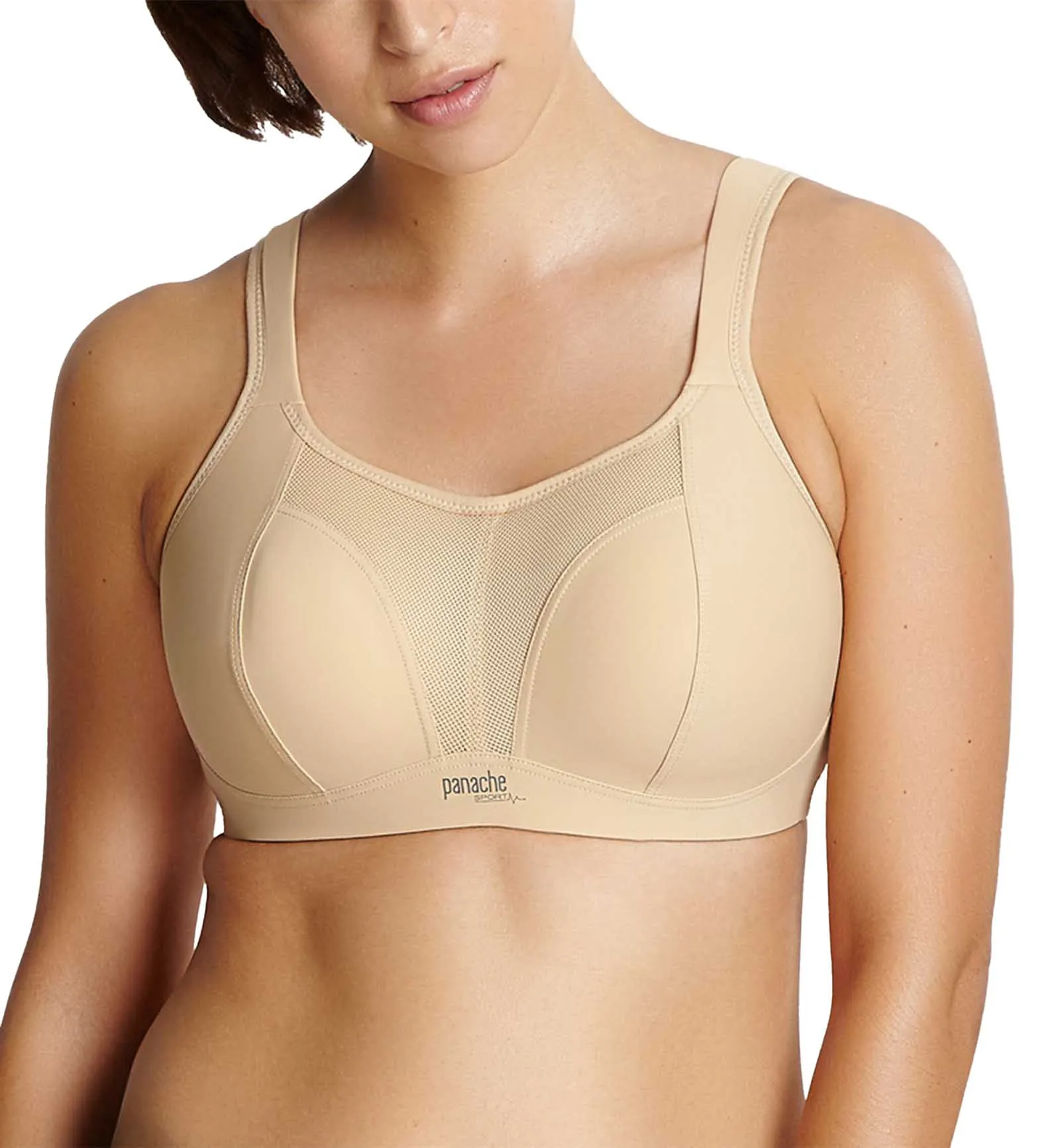 Panache Boundless Racerback Non-Wire Sports Bra (7341) - Latte