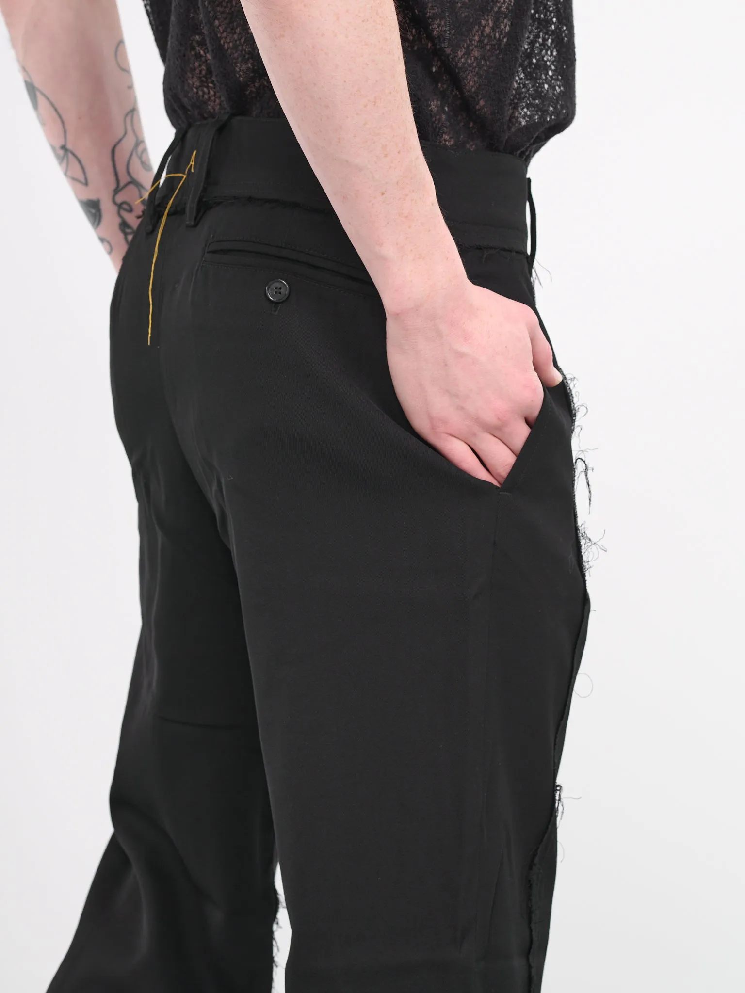 Panel Trousers (P102-BLACK)