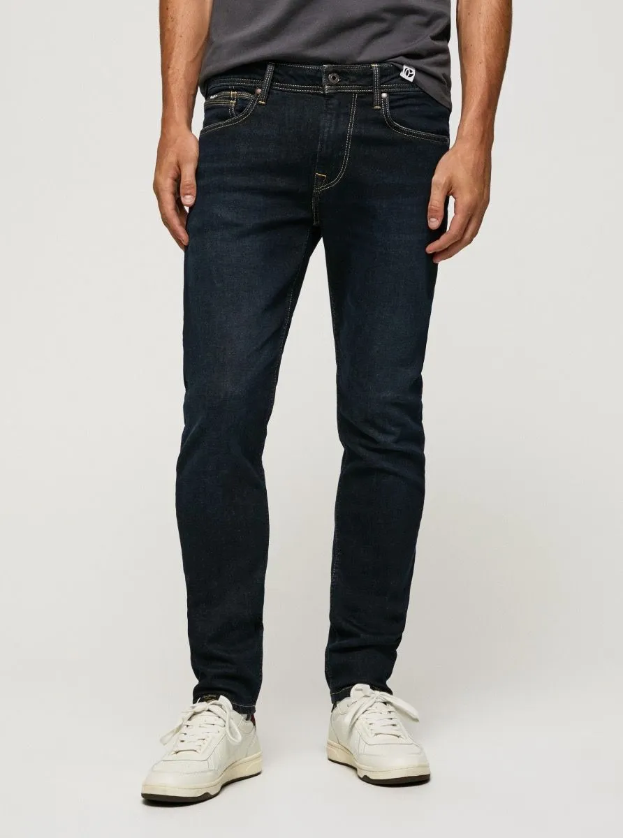 Pepe Jeans Hatch Regular Slim Fit Regular Waist Denim Jeans VS4 Midnight Wiser