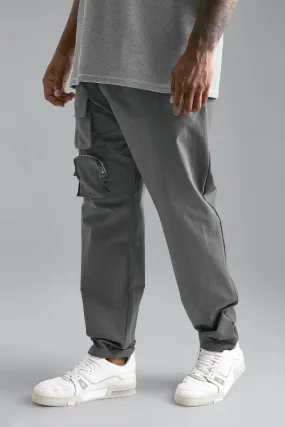 Plus Zip Detail Slim Fit Trousers