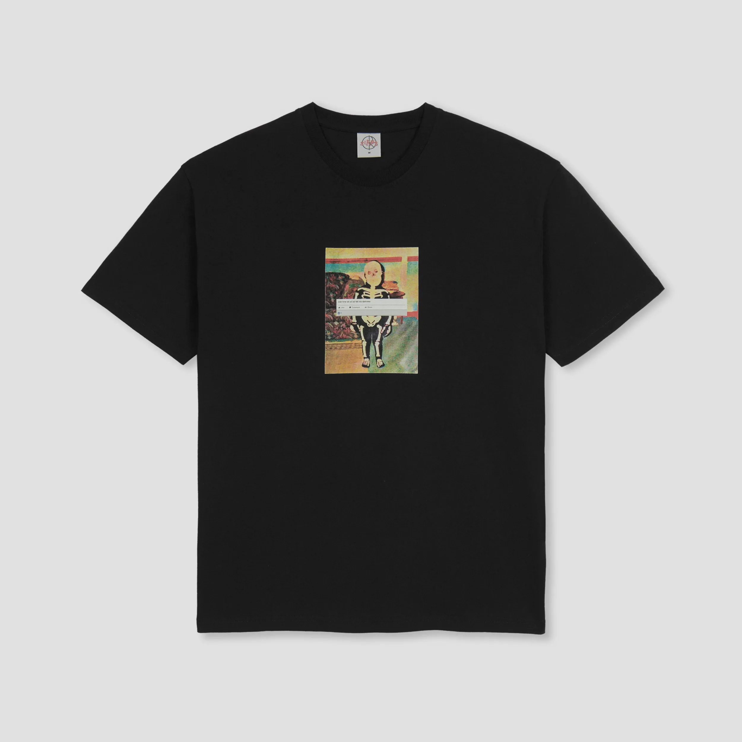 Polar Skate Co Skeleton Kid T-Shirt Black