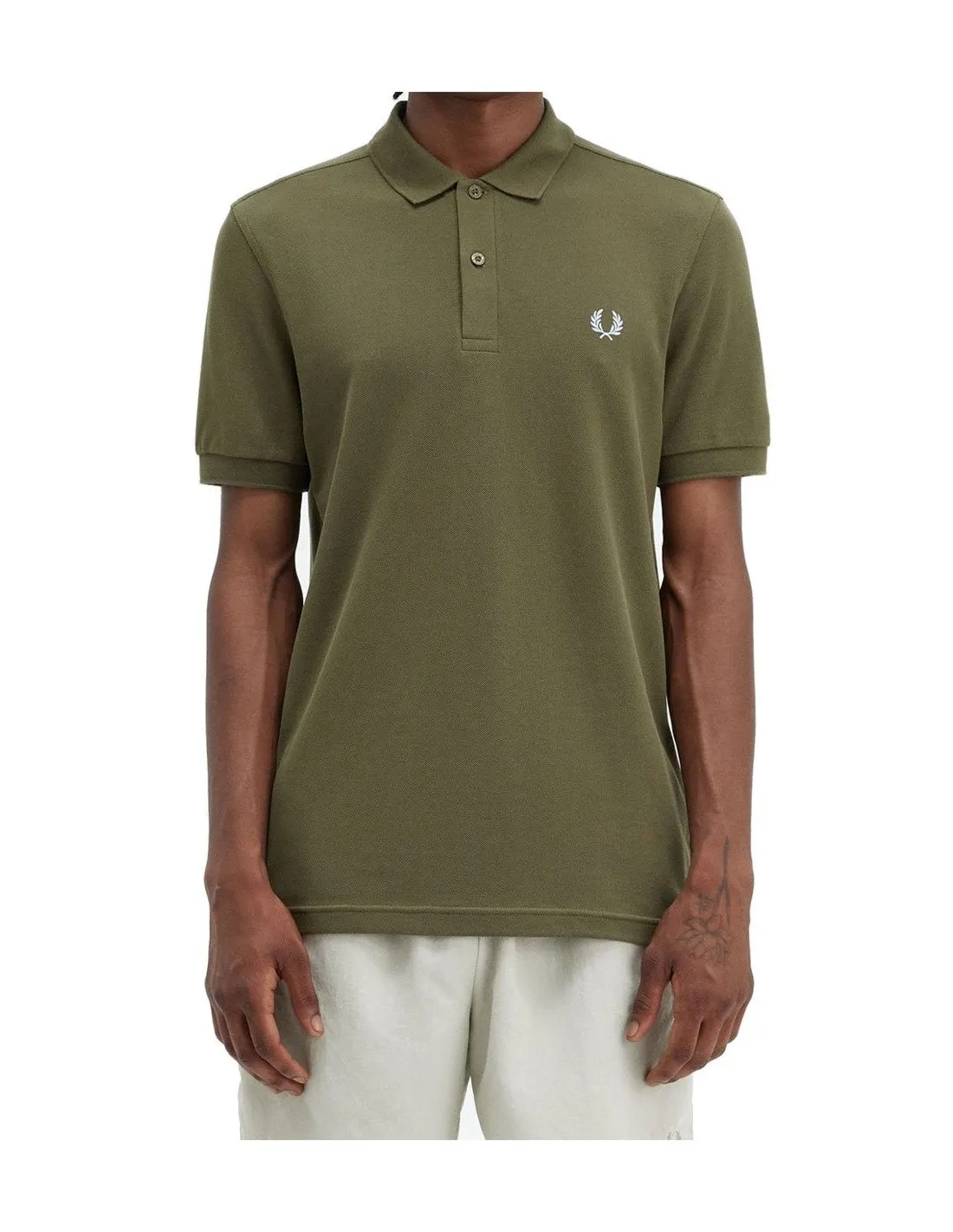 Fred Perry Men's M6000 Military Green Polo